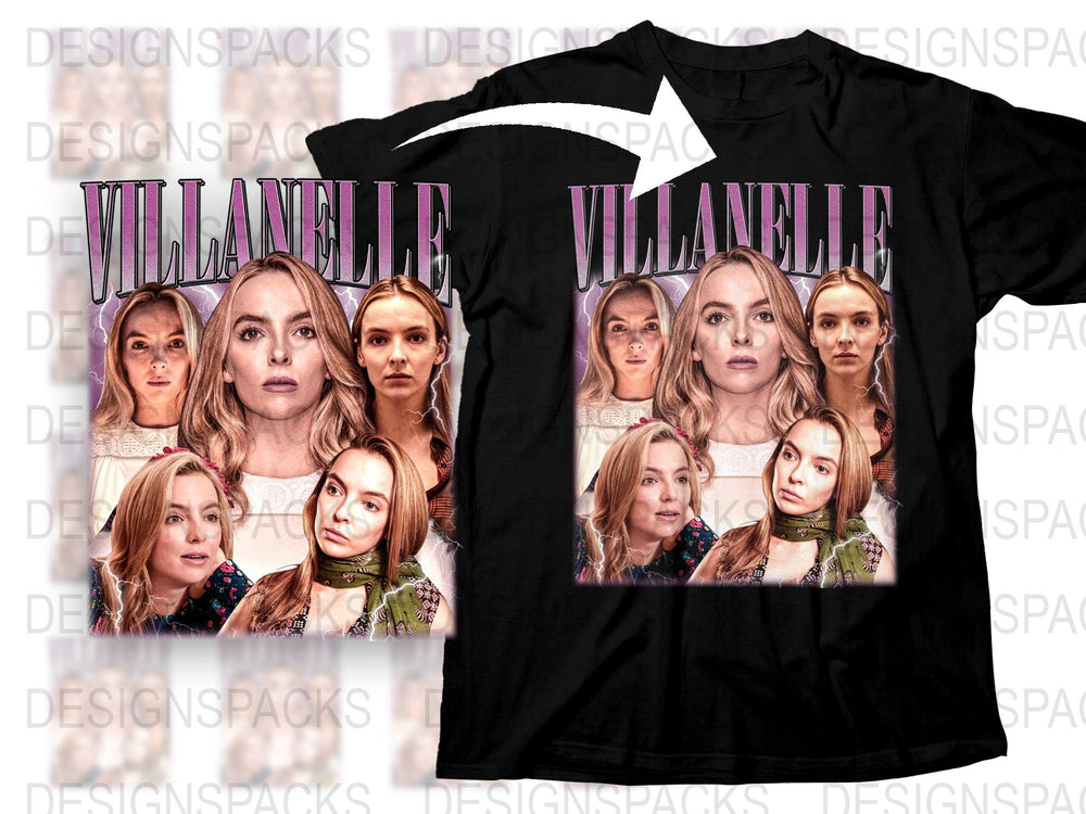 Villanelle T-Shirt, Killing Eve Fan Tee, Women's Fashion Top, Graphic Character Shirt