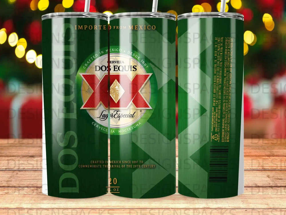 Dos Equis Lager Especial beer bottle with Spanish text and green label.