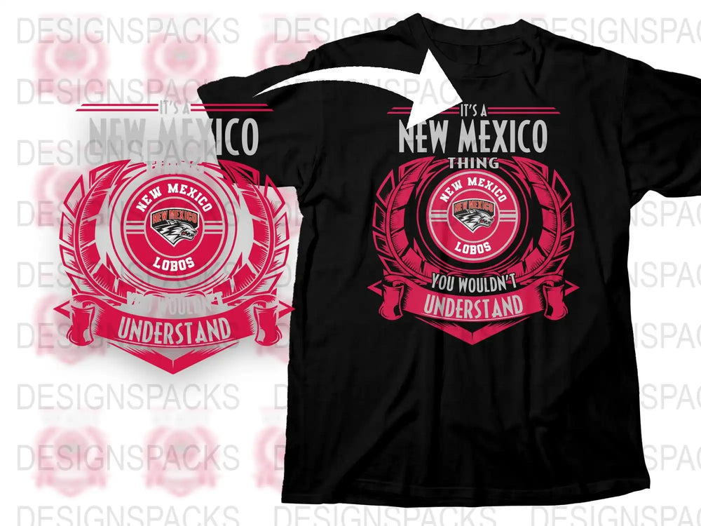 New Mexico Lobo T-Shirt, Graphic Tee, University Apparel, Retro Style, Unisex Clothing