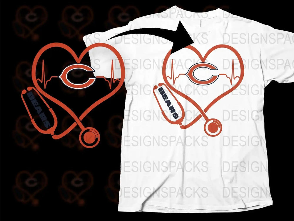 Nurse T-Shirt Stethoscope Heart Design, Medical Staff Gift, RN Nursing Student Shirt, Healthcare Love Graphic Tee
