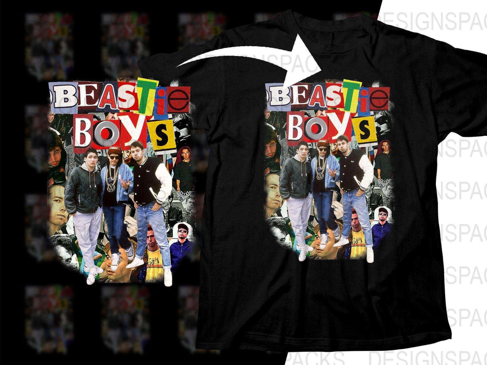 Beastie Boys Retro Style Graphic Png Digital Download