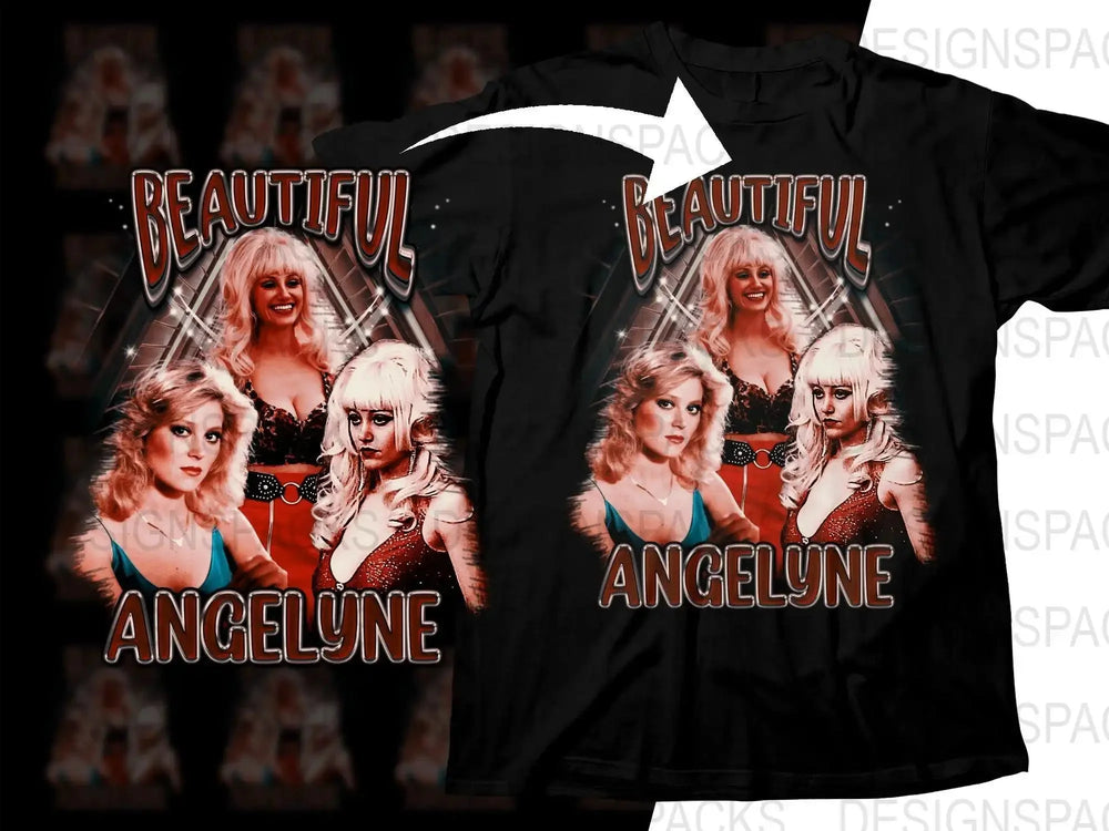 Beautiful Angelyne Music Bootleg Graphic Png Digital Download