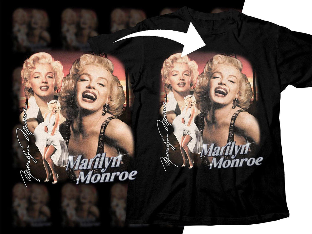 Beauty and Timeless Style Marilyn Monroe Png Digital Download