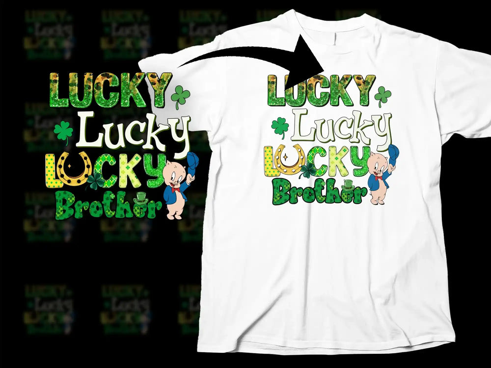 LUCKY Lucky Brother Porky Pig Horseshoe Shamrock product type