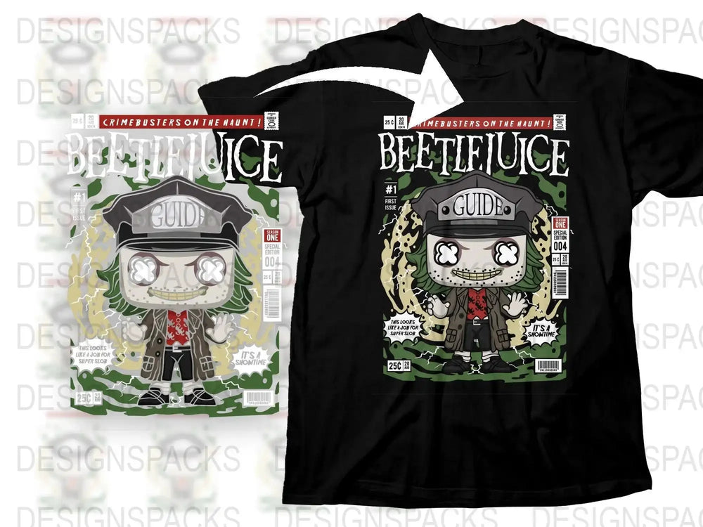 Beetlejuice Popculture Png Digital Download
