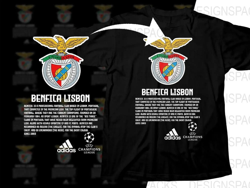 Benfica Lisbon Emblem Soccer Champions League Png Digital Download