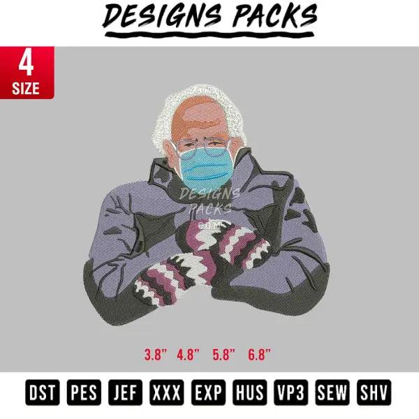 Bernie sander embroidery Embroidery Design 