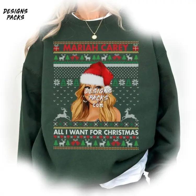 Best Christmas Song All I Want For Is You Mariah Carey Tour Png Design