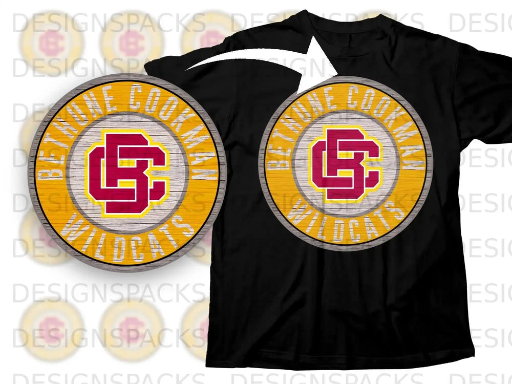 Bethune Cookman Wildcats Logo T-Shirt for Fans