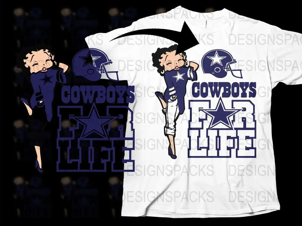 Dallas Cowboys Inspired T-Shirt, Star Life Graphic Tee, Sports Fan Apparel, Casual Football Shirt, Unisex Clothing