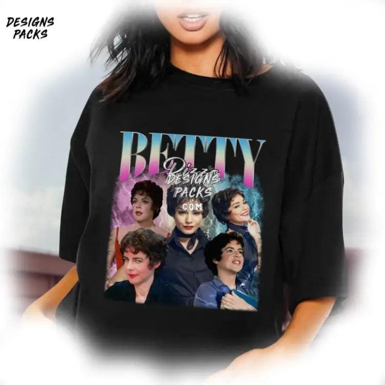 Betty Rizzo Vintage Graphic Bootleg Rap Png Design