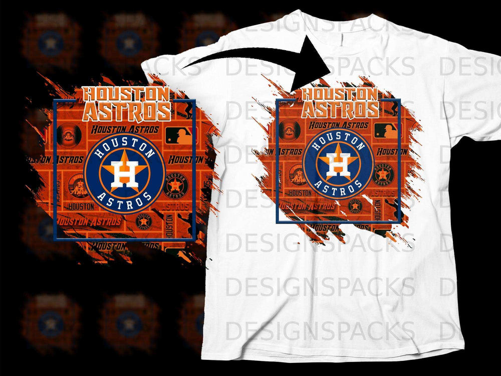 Houston Astros Graphic T-Shirt Sports Fan Apparel
