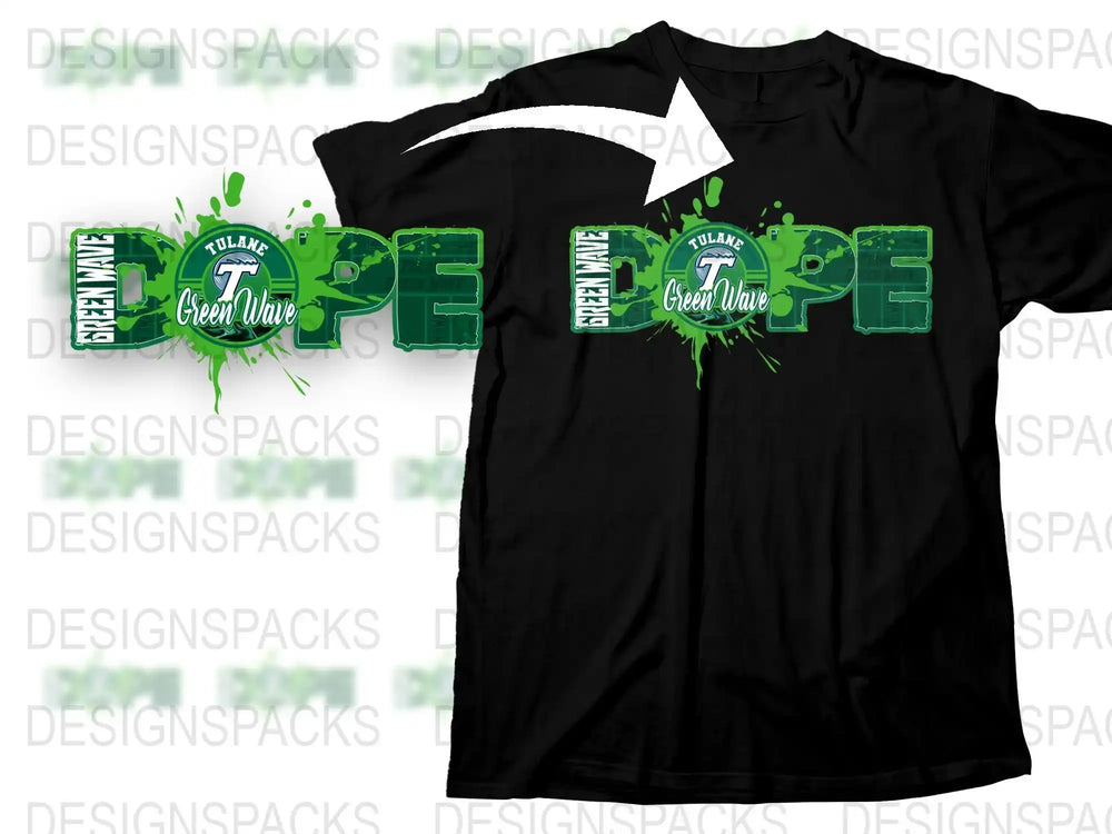 Green Wave Eco-Friendly T-Shirt, Organic Cotton Sustainable Shirt, Casual Graphic Tee, Earth Lover Apparel
