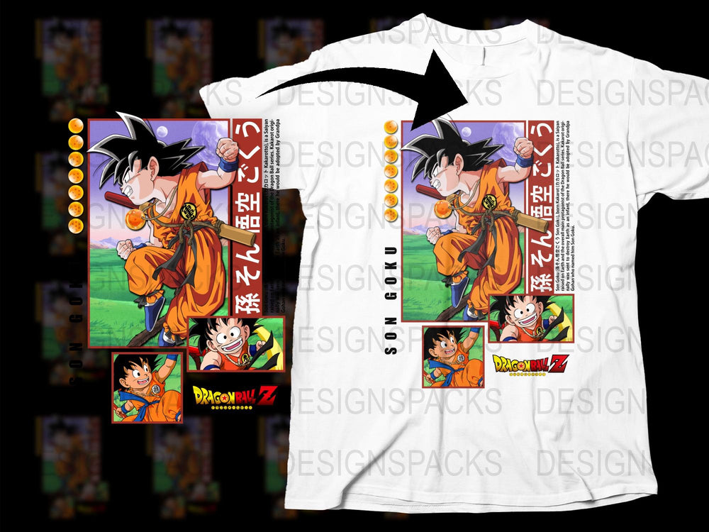 Dragon Ball Z Goku T-Shirt, Anime Graphic Tee, Vintage Style, Collector's Item, Manga Shirt, Unisex Fashion