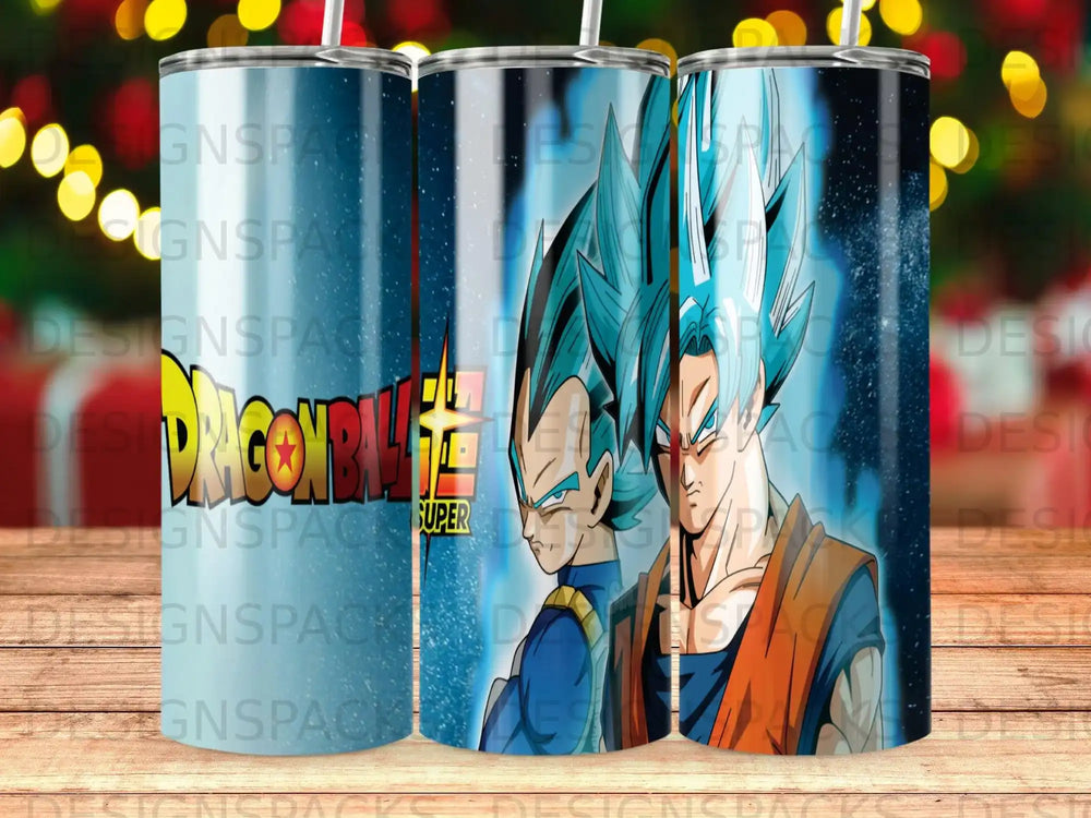 Dragon Ball Super: Goku and Vegeta in Super Saiyan form.