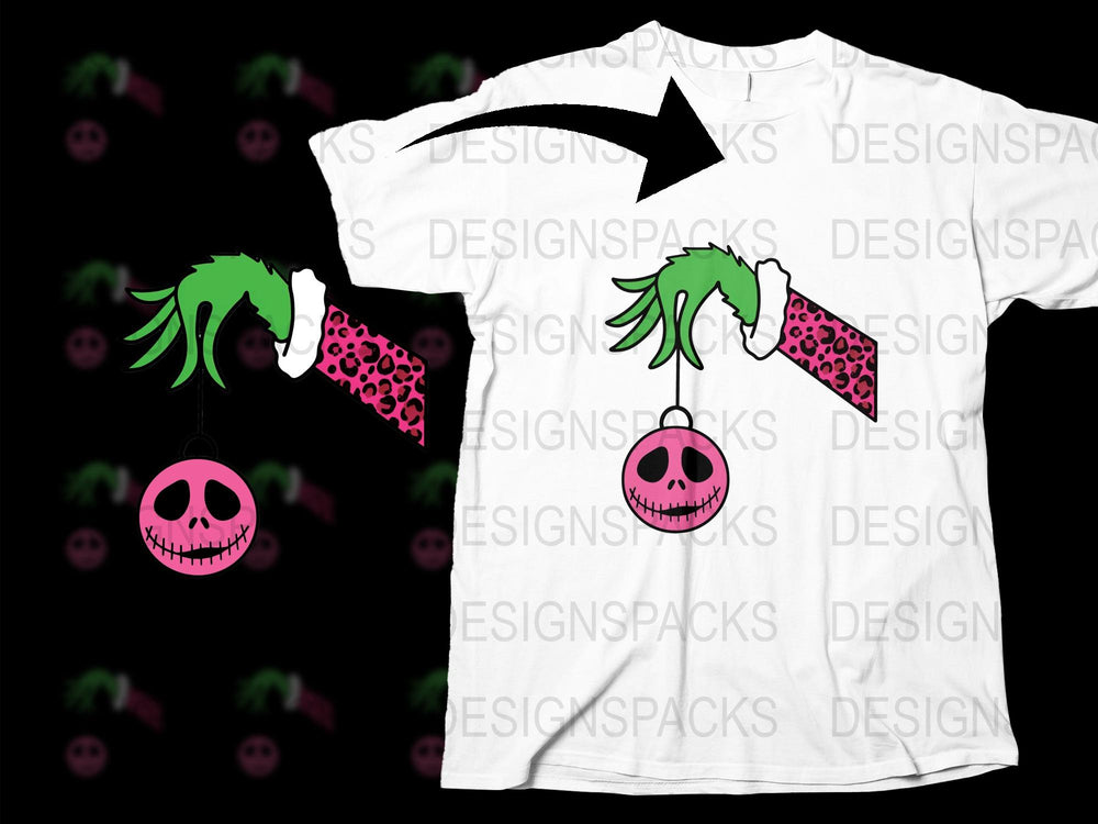 Unique Halloween T-Shirt with Pink Polka Dot Sleeves and Smiling Pumpkin Design