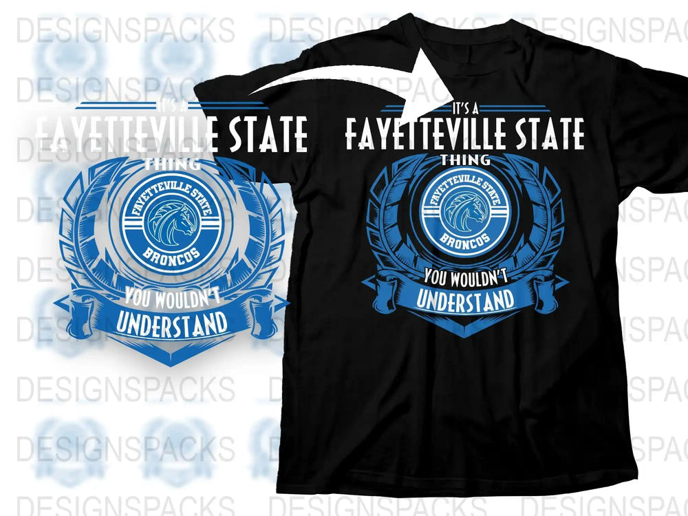 Fayetteville State University T-Shirt, It's A Bronco Thing, Alumni Apparel, College Merchandise Gift