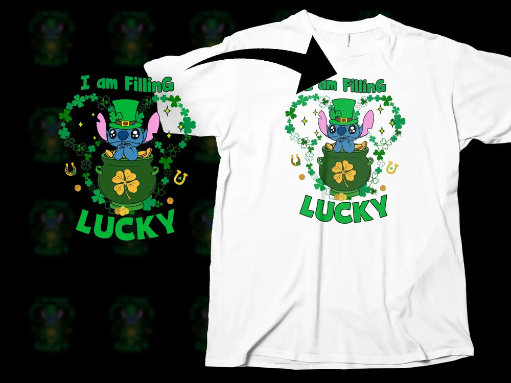 I am Filling Lucky Stitch Leprechaun Pot Gold product type