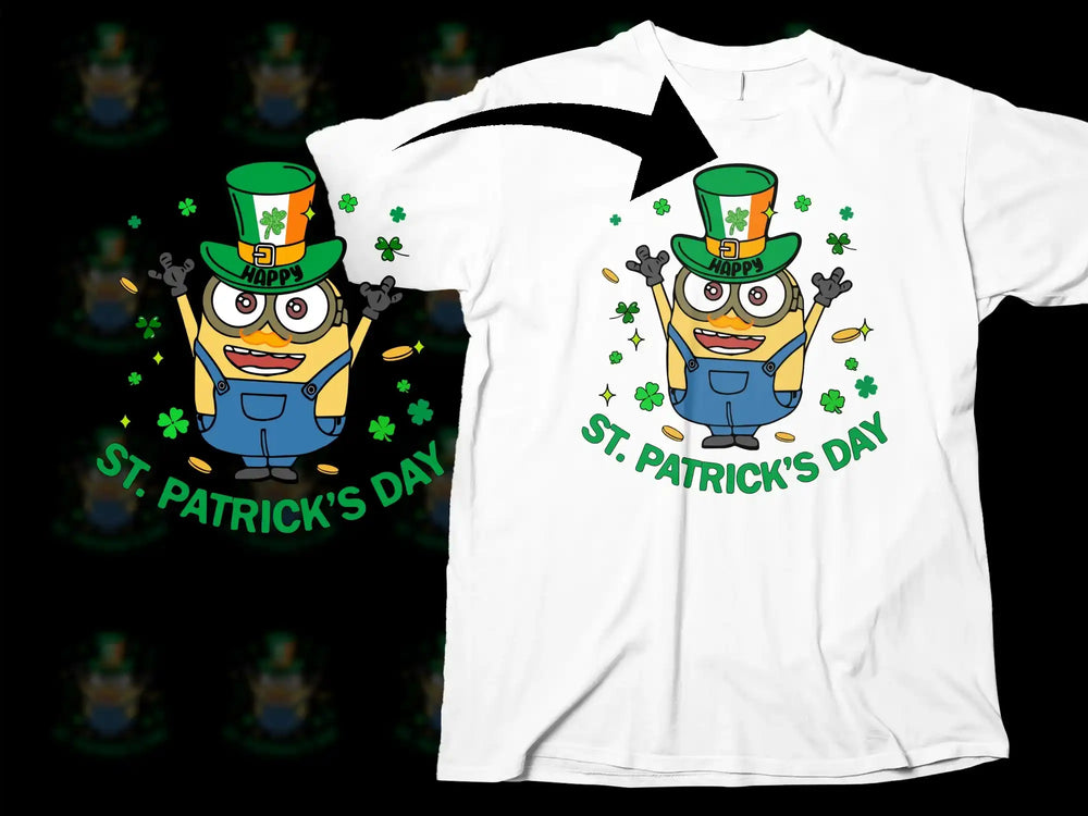 Minion Happy St. Patrick's Day Shamrocks Hat product type