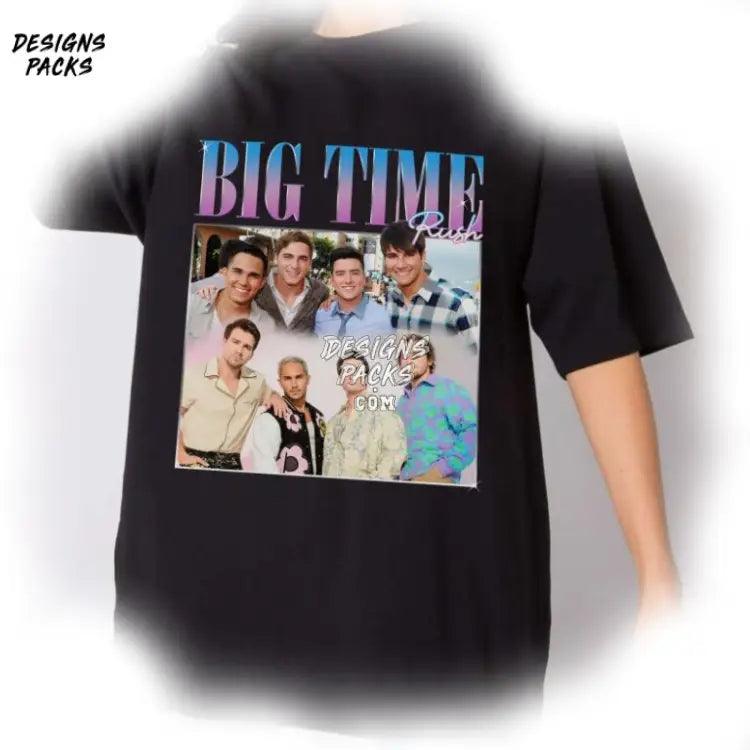 Big Time Rush Pop Music 90S Vintage Band Png Design