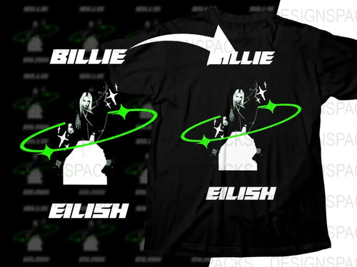 BILLIE EILISH Music Artist Streetwear Png Digital Download