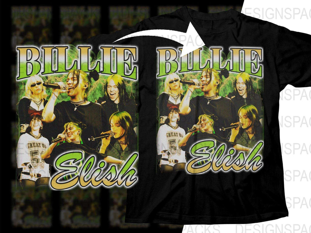 Billie Eilish Music Bootleg Png Digital Download