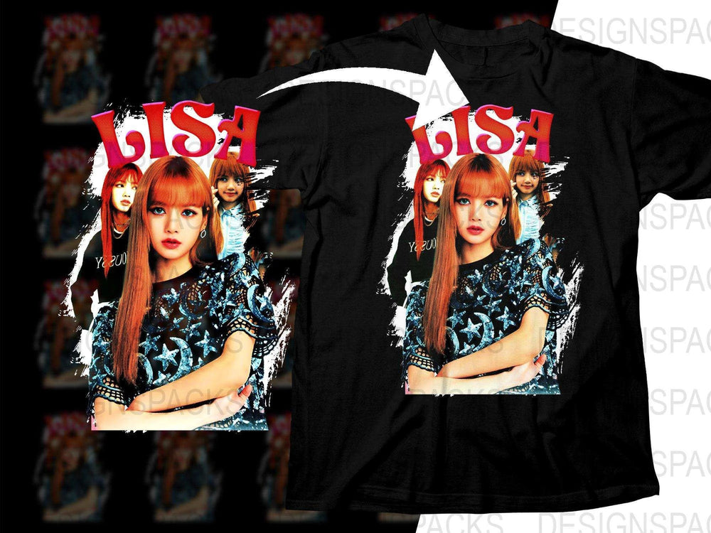 Blackpink Colorful Kpop Music Lisa Music Kpop Halftone Png Digital Download