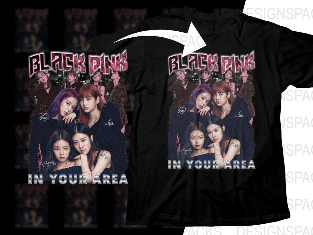 Blackpink In Your Area Kpop Music Fan Png Digital Download
