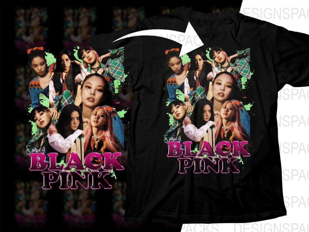 Blackpink Kpop Music Fans Music Kpop Halftone Png Digital Download