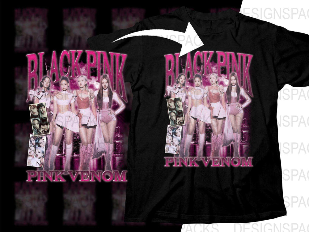 BlackPink Pink Venom Kpop Music Fan Png Digital Download