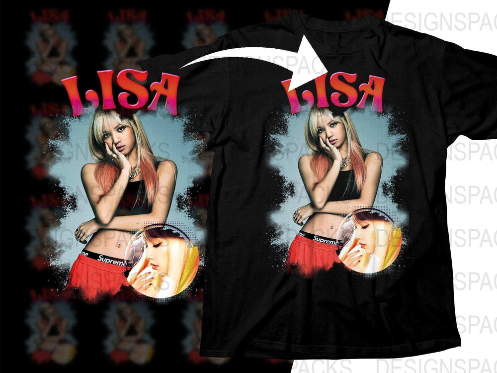 Blackpink Vibrant Kpop Music Inspired Music Lisa Png Digital Download