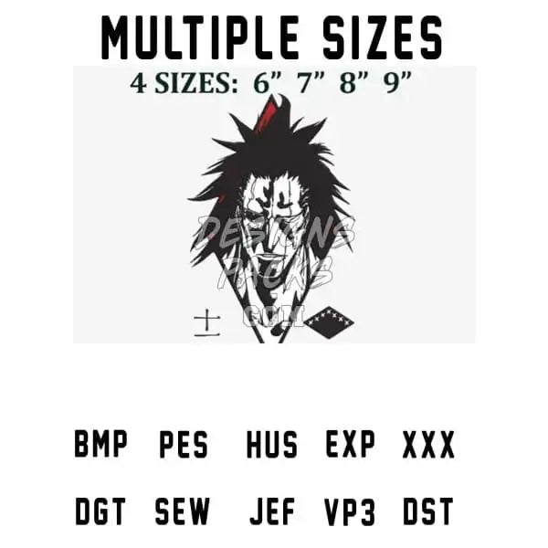 Print-ready embroidery design with multiple sizes and file formats for DTG, DTF, and tumbler wraps