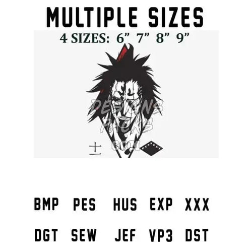 Print-ready embroidery design with multiple sizes and file formats for DTG, DTF, and tumbler wraps