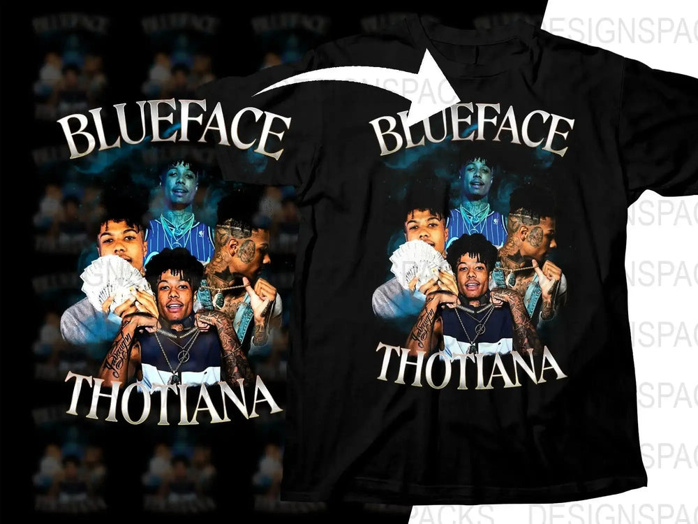 Blueface Thotiana Music Bootleg Graphic Png Digital Download