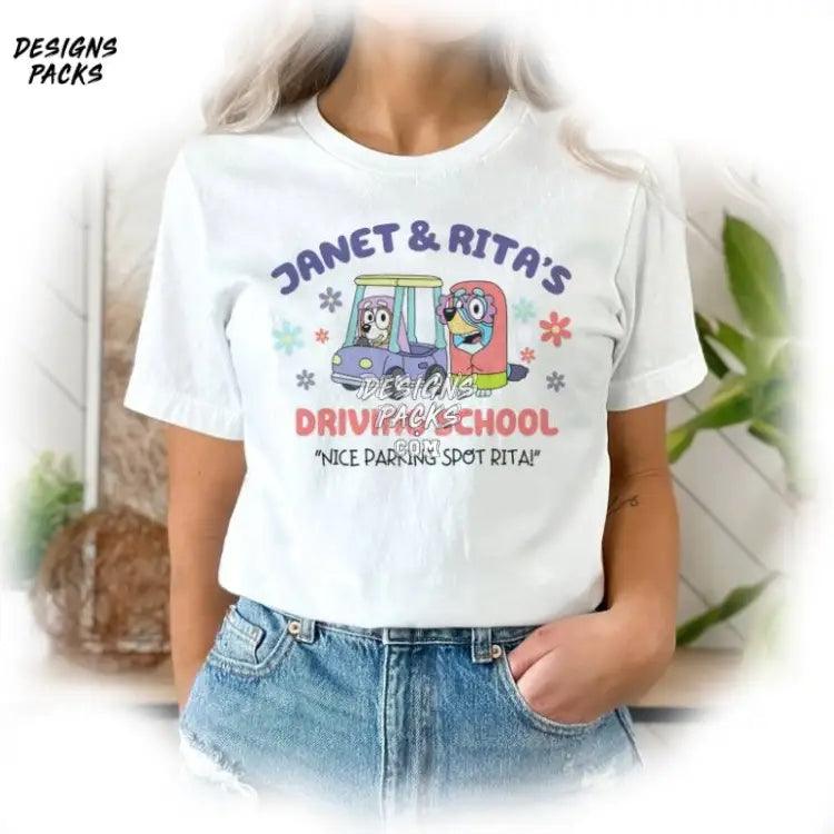 Bluey And Bingo Grannies Janet Rita Driving School Nice Parking Spot Png Design