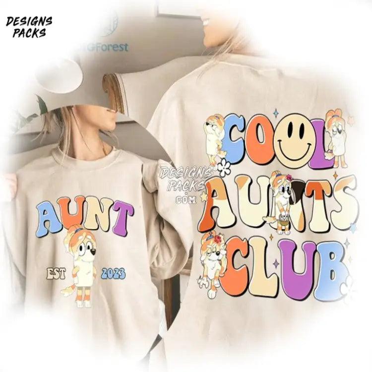 Bluey Aunt Chilli Heeler Cool Mom Club In My Aunts Png Design