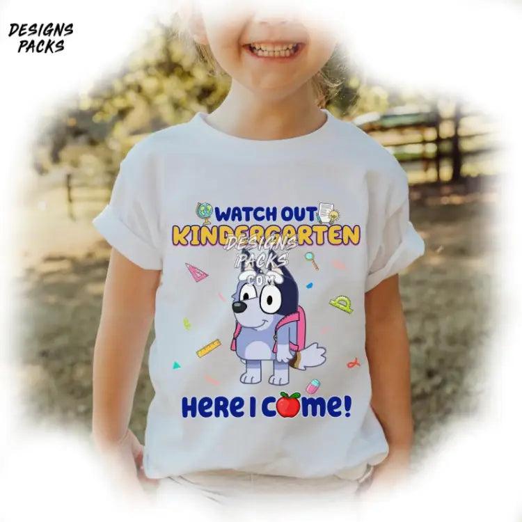 Bluey Back To School Grade Png Design