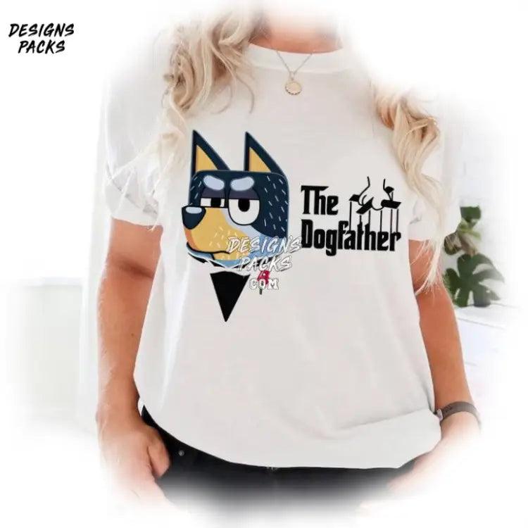 Bluey Bandit Dad Family The Dogfather Png Design