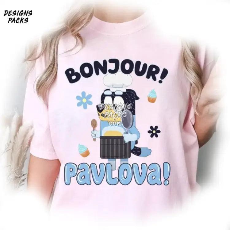 Bluey Bandit Dad Kids Bonjour Pavlova Png Design