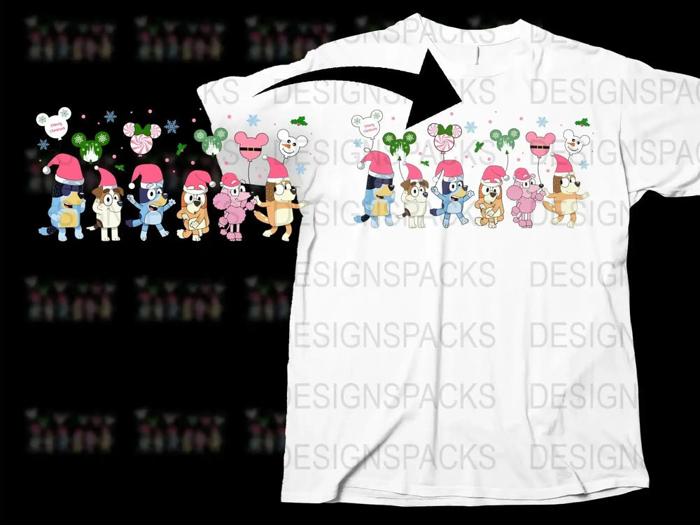 Cartoon Animal Family T-Shirt, Cute Characters, Kids and Adults Clothing, Unisex Graphic Tee