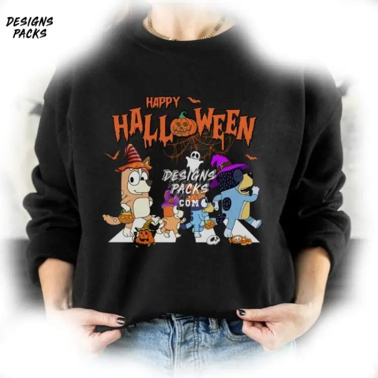 Bluey Bingo Halloween Party Abbey Road Png Design