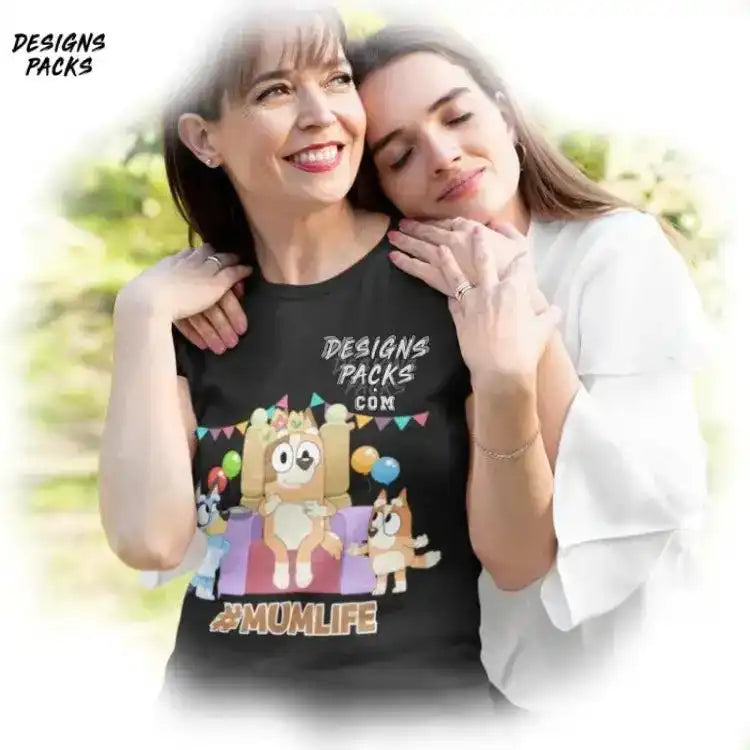 Bluey Custom Dad Mum Mom Life Png Design