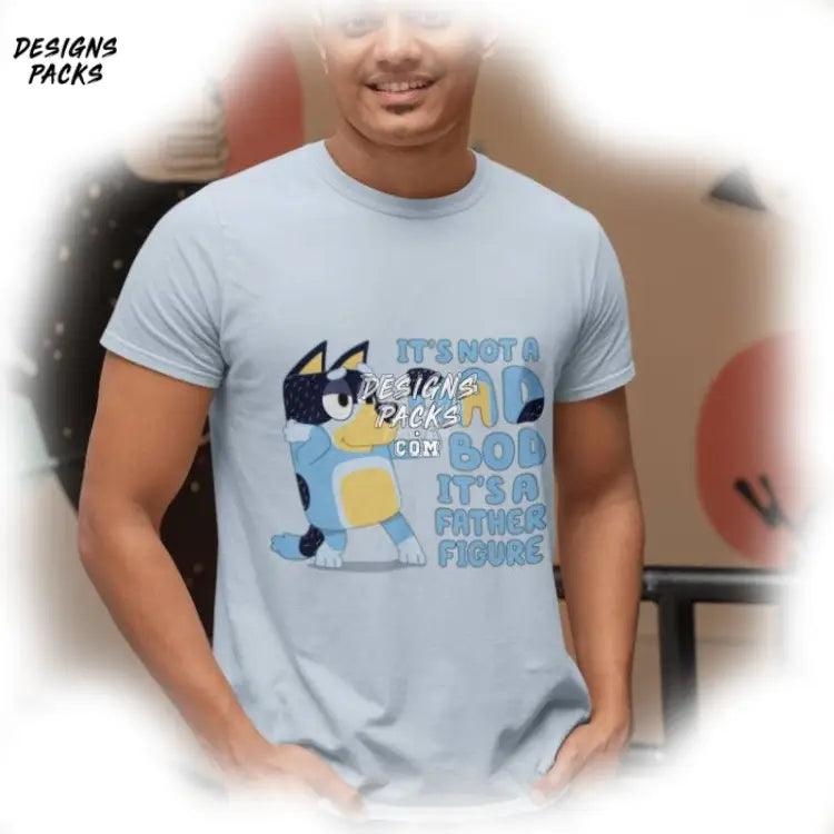 Bluey Dad Blue It’s Not A Bob Father Figure Png Design