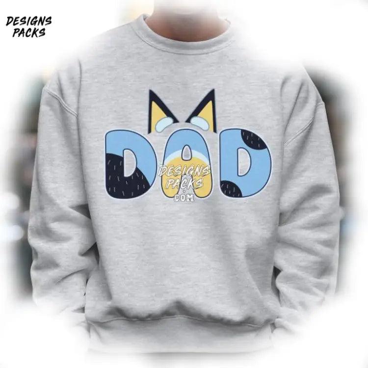 Bluey Family Cool Dads Club Vintage Bandit Dad Png Design