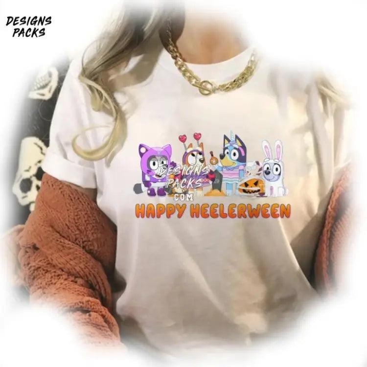 Bluey Family Halloween Happy Png Design