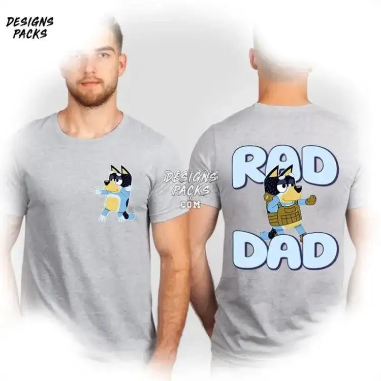 Bluey For Dad Rad Png Design
