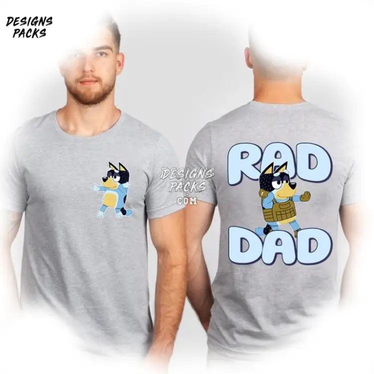 Bluey For Dad Rad Png Design
