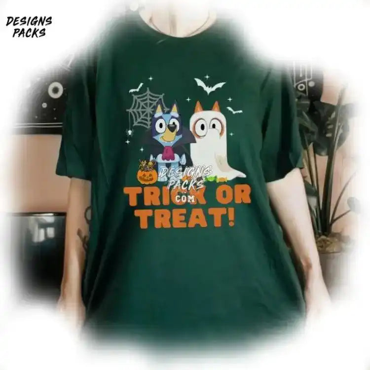 Bluey Halloween Costume Cosplay Horror Sublimation Design Png