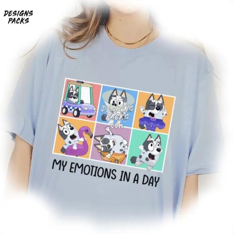 Bluey Muffin And Bingo Png Design