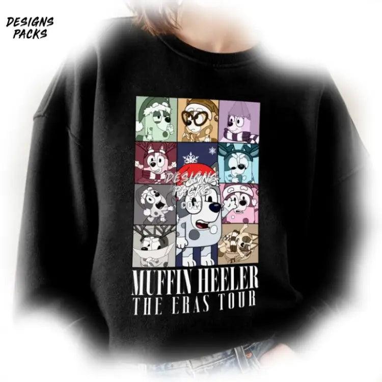 Bluey Muffin Heeler The Eras Tour Png Design